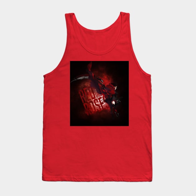 Red Like Roses Tank Top by CloudyKeyblade 